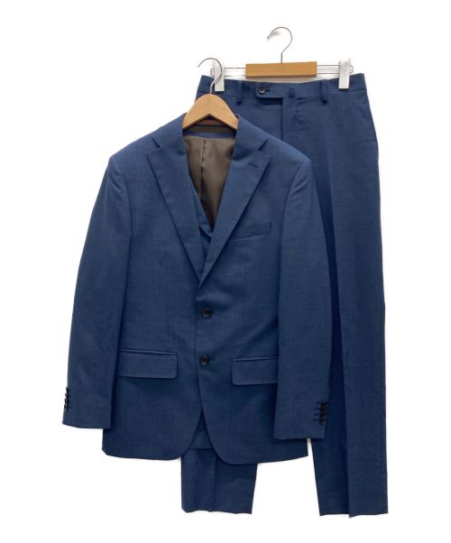 Perfect Suit Factory（パーフェクトスーツファクトリ）Perfect Suit Factory (パーフェクトスーツファクトリ) 3Pセットアップスーツ ブルー サイズ:Y4の古着・服飾アイテム