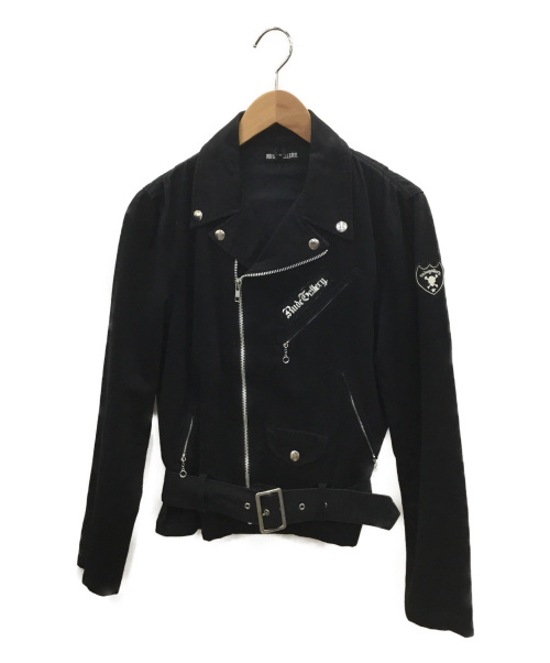 RUDE GALLERY（ルードギャラリー）RUDE GALLERY (ルードギャラリー) ライダースジャケット ブラック サイズ:Sの古着・服飾アイテム