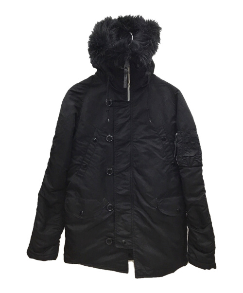 ALPHA（アルファ）ALPHA (アルファ) N-3Bタイプコート ブラック サイズ:Sｍallの古着・服飾アイテム