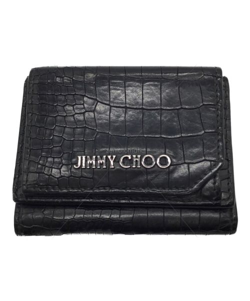 JIMMY CHOO（ジミーチュウ）JIMMY CHOO (ジミーチュウ) コンパクトウォレット ブラック サイズ:-の古着・服飾アイテム
