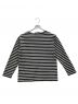 SAINT JAMES (セントジェームス) バスクシャツ ブラック×ホワイト サイズ:M：4800円
