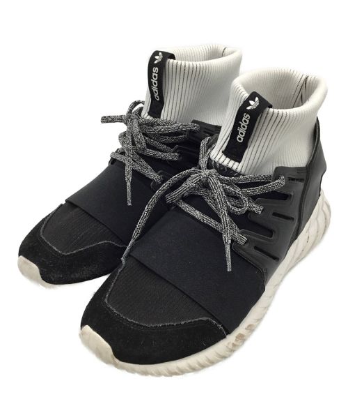 adidas（アディダス）adidas (アディダス) TUBULAR DOOM ブラック×ホワイト サイズ:26.5の古着・服飾アイテム