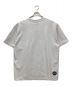 Paragraph (パラグラフ) アーチカレッジロゴ スマイル フラワー 半袖Tシャツ ライトグレー サイズ:3 未使用品：4800円