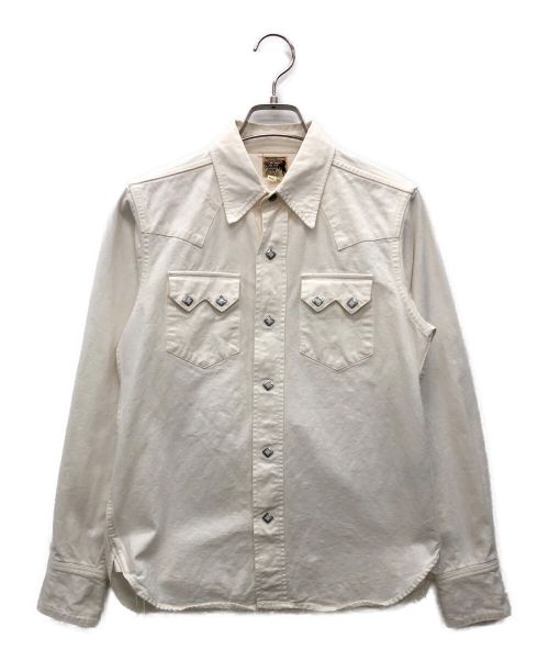 THE REAL McCOY'S（ザ・リアルマッコイズ）THE REAL McCOY'S (ザ・リアルマッコイズ) カウボーイシャツ ホワイト サイズ:14の古着・服飾アイテム
