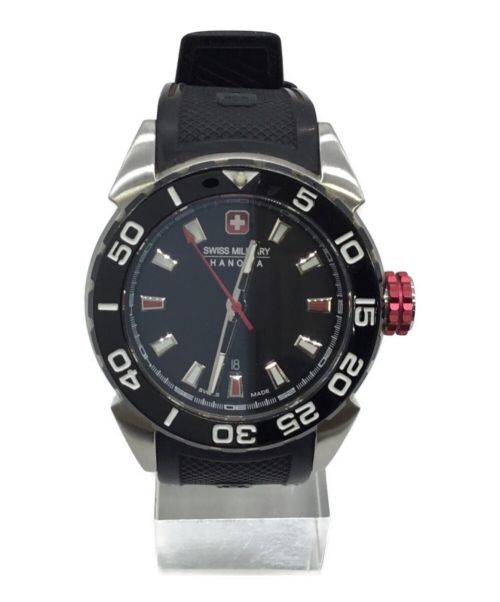 SWISS MILITARY（スイスミリタリー）SWISS MILITARY (スイスミリタリー) 腕時計 ブラック サイズ:-の古着・服飾アイテム