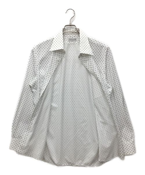 MACKINTOSH（マッキントッシュ）MACKINTOSH (マッキントッシュ) 小紋プリントジャージシャツ ホワイト サイズ:Lの古着・服飾アイテム