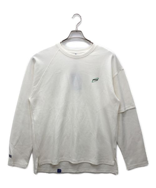 ADER error（アーダーエラー）ADER error (アーダーエラー) ロングスリーブTシャツ ホワイト サイズ:3 未使用品の古着・服飾アイテム