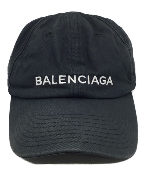 BALENCIAGA（バレンシアガ）BALENCIAGA (バレンシアガ) キャップ ブラックの古着・服飾アイテム