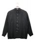 ATON（エイトン）の古着「京都吊り染め シルクシャツ」｜ブラック