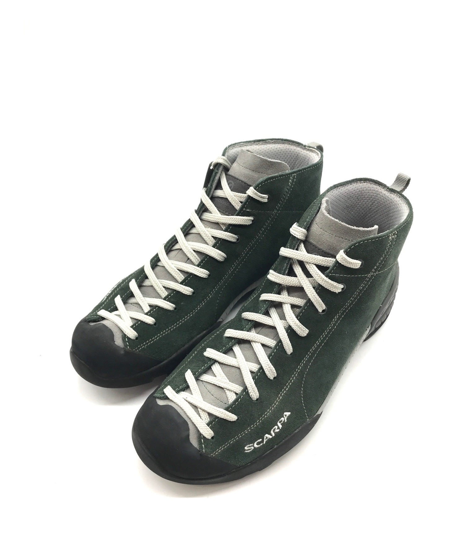 中古 古着通販 Scarpa スカルパ トレッキングシューズ グリーン グレー サイズ Eu 42 Uk8 アウトドア ブランド 古着通販 トレファク公式 Trefac Fashion