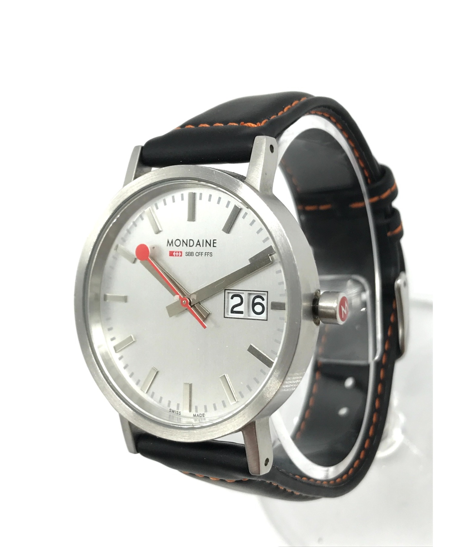 MONDAINE (モンディーン) ニュークラシック・デイデイト サイズ:実寸サイズをご確認下さい。 腕時計　クォーツ