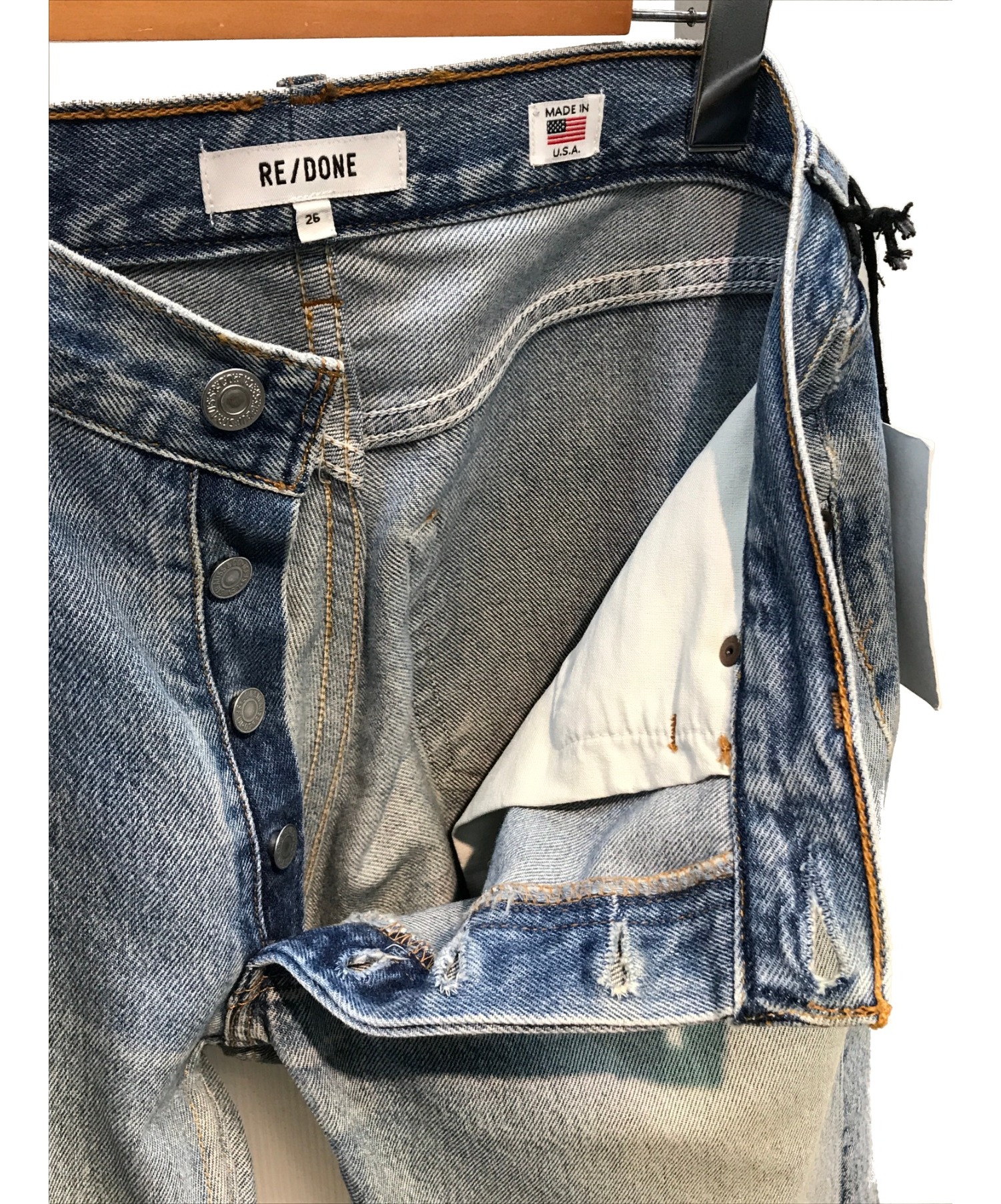 中古 古着通販 Re Done リダン ダメージジーンズ サイズ 26 ブランド 古着通販 トレファク公式 Trefac Fashion