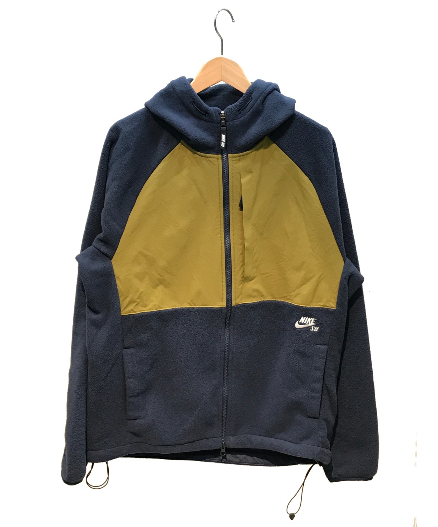 中古 古着通販 Nike Sb ナイキエスビー フリースパーカー ネイビー カーキ サイズ ｌ 秋冬物 ブランド 古着通販 トレファク公式 Trefac Fashion