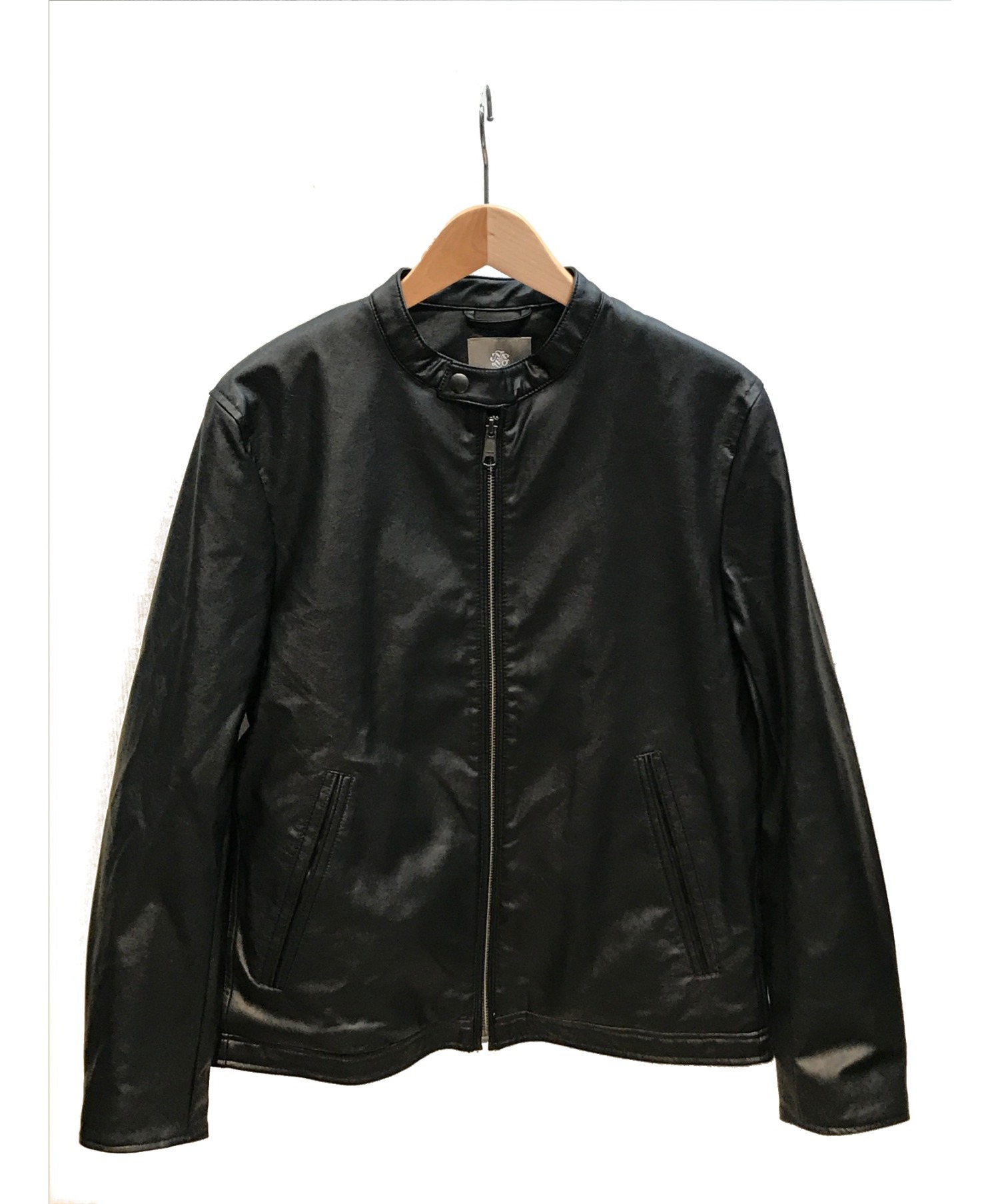 中古 古着通販 Nano Universe ナノユニバース ライダースジャケット ブラック サイズ M 秋冬物 ブランド 古着通販 トレファク公式 Trefac Fashion