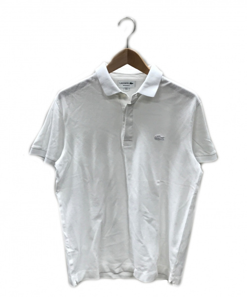 LACOSTE（ラコステ）LACOSTE (ラコステ) ポロシャツ ホワイト サイズ:US S 春夏物の古着・服飾アイテム