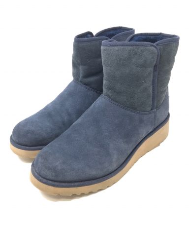 UGG ネイビー ロングブーツ 24センチ 飛び越え