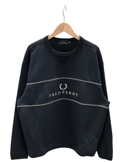 FRED PERRY（フレッドペリー）FRED PERRY (フレッドペリー) ヴィンテージニット ネイビー サイズ:Mの古着・服飾アイテム