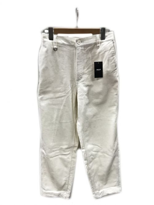 HUF（ハフ）HUF (ハフ) CORD JONES EASY PANT　パンツ ホワイト サイズ:S 未使用品の古着・服飾アイテム