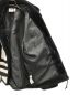 adidas (アディダス) フェイクファージャケット ブラック×ホワイト サイズ:2XO：9800円