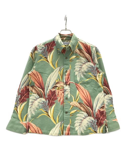 Sun Surf（サンサーフ）Sun Surf (サンサーフ) ティーリーフアロハシャツ グリーン サイズ:Sの古着・服飾アイテム