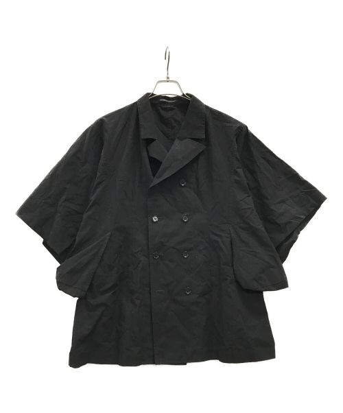 YOHJI YAMAMOTO（ヨウジヤマモト）YOHJI YAMAMOTO (ヨウジヤマモト) ダブルトレンチ ブラック サイズ:1の古着・服飾アイテム