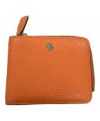PELLE BORSAペレボルサ）の古着「2つ折り財布」｜オレンジ