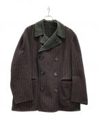 YOHJI YAMAMOTOヨウジヤマモト）の古着「リバーシブルPコート」｜パープル×グリーン