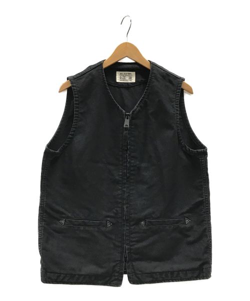 UNCROWD（アンクラウド）UNCROWD (アンクラウド) ベスト ブラック サイズ:38の古着・服飾アイテム