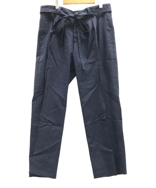 VISVIM（ビズビム）VISVIM (ビズビム) スラックス　HAKAMA PANTS（ハカマパンツ） ネイビー サイズ:4の古着・服飾アイテム