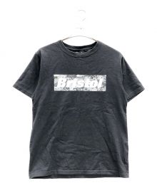 F.C.R.B.（エフシーアールビー）の古着「Tシャツ CAMOUFLAGE BOX LOGO TEE」｜ブラック
