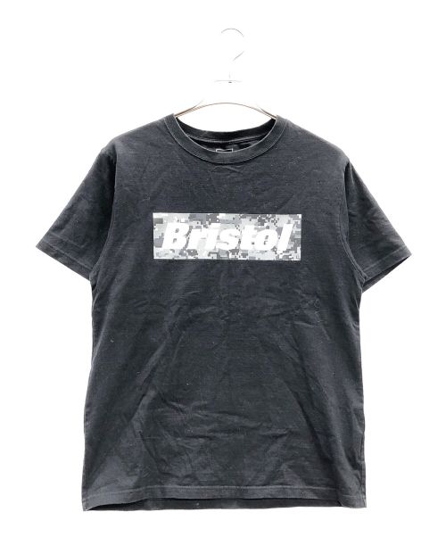 F.C.R.B.（エフシーアールビー）F.C.R.B. (エフシーアールビー) Tシャツ CAMOUFLAGE BOX LOGO TEE ブラック サイズ:Lの古着・服飾アイテム