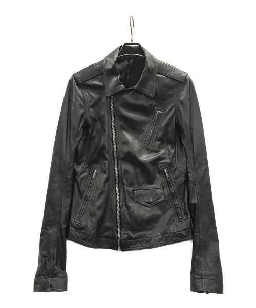 RICK OWENS（リックオウエンス）RICK OWENS (リック オウエンス) ライダースジャケット ブラック サイズ:48の古着・服飾アイテム