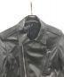 RICK OWENS (リック オウエンス) ライダースジャケット ブラック サイズ:48：34800円