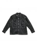 X-LARGEエクストララージ）の古着「ワークシャツ」｜ブラック