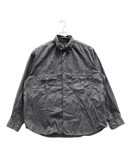 Porter Classic（ポータークラシック）Porter Classic (ポータークラシック) ロールアップシャツ ブラック サイズ:XLの古着・服飾アイテム