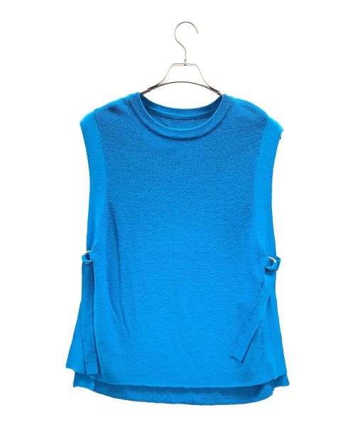 PASSIONE（パシオーネ）PASSIONE (パシオーネ) ジレ ブルー サイズ:38の古着・服飾アイテム