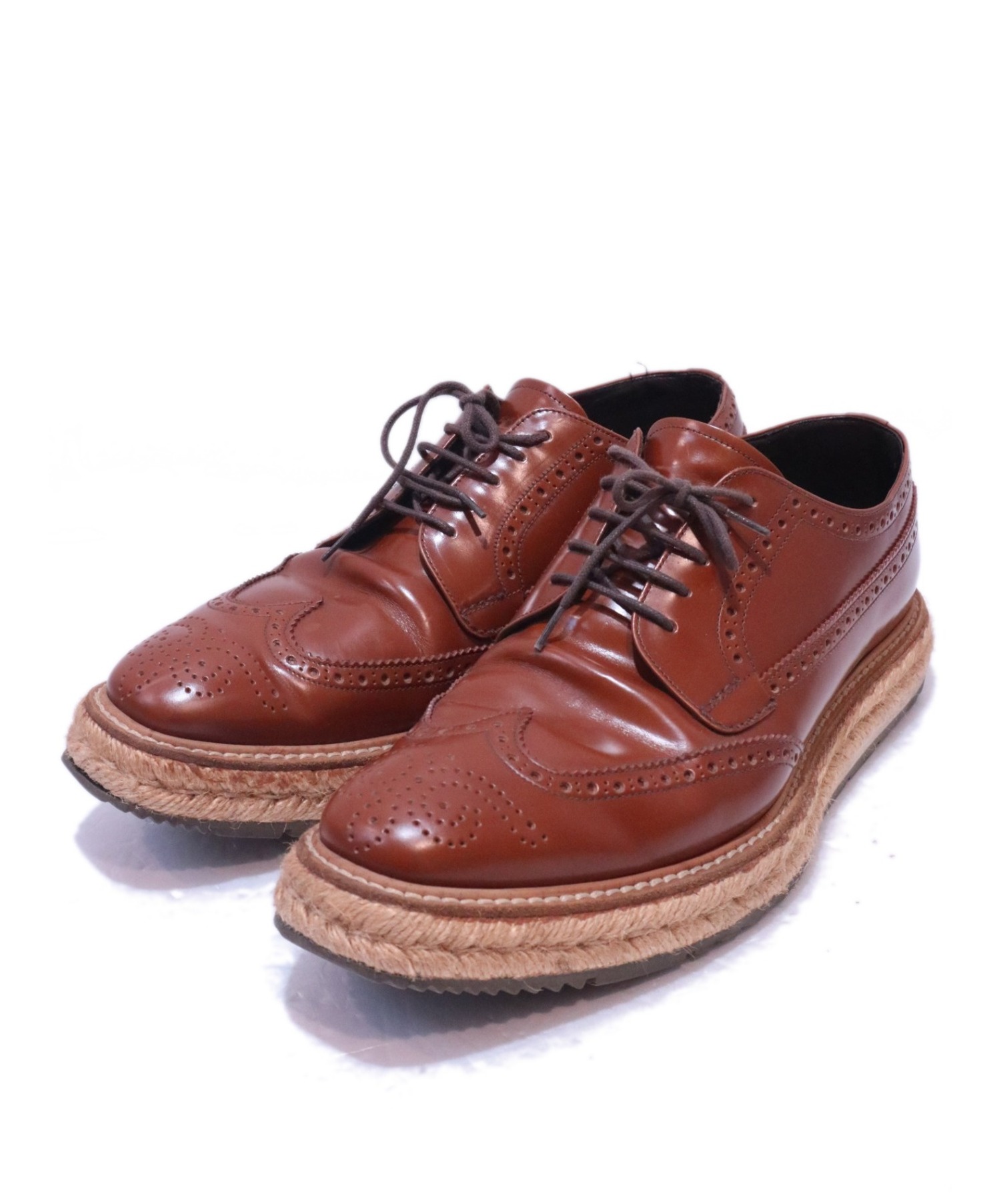 中古 古着通販 Prada プラダ シューズ ブラウン サイズ 7 ブランド 古着通販 トレファク公式 Trefac Fashion