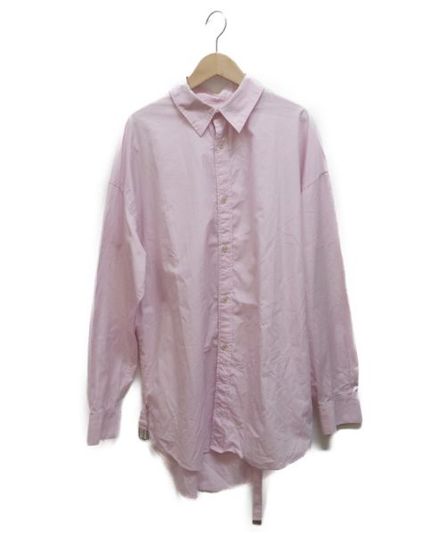 BED J.W. FORD（ベッドフォード）BED J.W. FORD (ベッドフォード) ベルトシャツ ピンク サイズ:1の古着・服飾アイテム