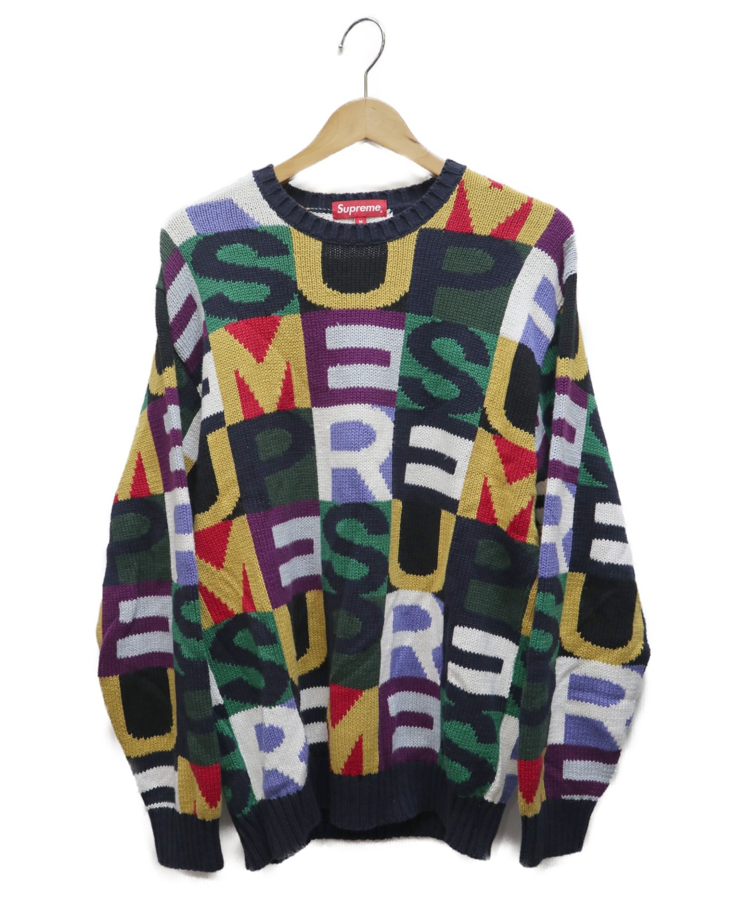 Supreme Big Letters Sweater Mサイズ www.krzysztofbialy.com