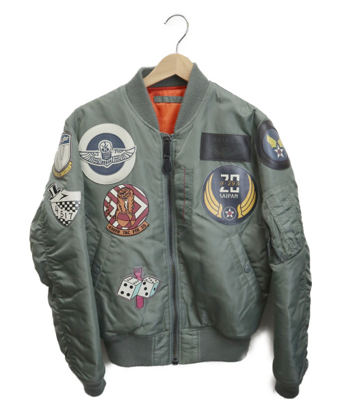 中古 古着通販 Avirex アヴィレックス Top Gun Ma 1 グリーン サイズ M ブランド 古着通販 トレファク公式 Trefac Fashion