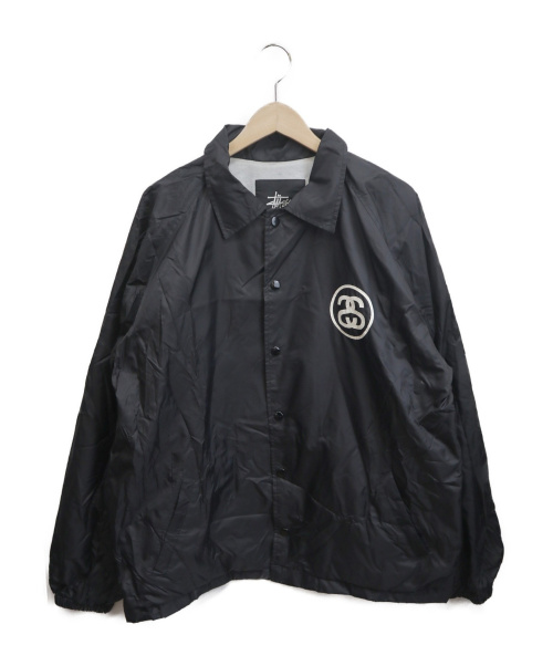 中古 古着通販 Stussy ステューシー 古着 90sロゴコーチジャケット ブラック サイズ Xl ブランド 古着通販 トレファク公式 Trefac Fashion