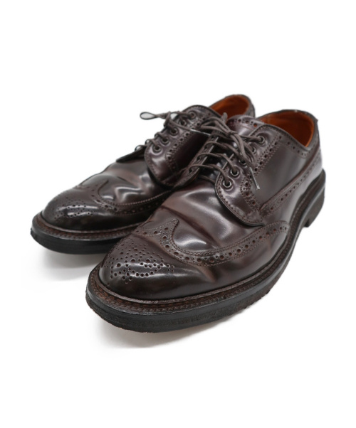 中古 古着通販 Alden オールデン ロングウィングチップシューズ バーガンディー サイズ 81 2 3192 シェルコードバン ブランド 古着通販 トレファク公式 Trefac Fashion