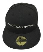 New Era×YOHJI YAMAMOTO（ニューエラ×ヨウジヤマモト）の古着「コラボBBキャップ」｜ブラック