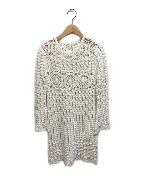中古 古着通販 Isabel Marant Etoile イザベルマランエトワール クロシェニットワンピース ホワイト サイズ 36 ブランド 古着通販 トレファク公式 Trefac Fashion