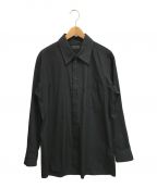 s'yte（）の古着「100/2 Broad Regular Collar Shirt ブロードレギュラーカラーシャツ」｜ブラック