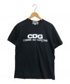 CDG（シーディージー）の古着「モーションロゴTシャツ」｜ブラック