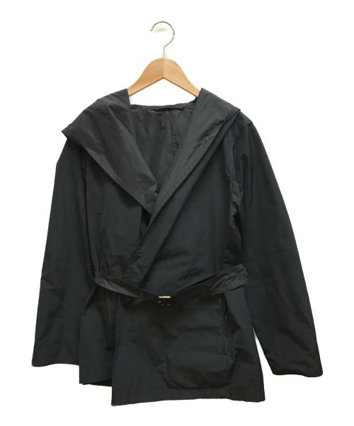 MaxMara（マックスマーラ）MaxMara (マックスマーラ) リバーシブルラップコート ブラック サイズ:36の古着・服飾アイテム