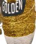 中古・古着 GOLDEN GOOSE (ゴールデングース) ユーズド加工ミッドカットスニーカー ゴールド サイズ:37：7800円