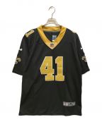 NIKE × NFL（）の古着「New Orleans SaintsフットボールTシャツ」｜ブラック