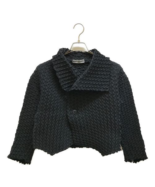 ISSEY MIYAKE（イッセイミヤケ）ISSEY MIYAKE (イッセイミヤケ) 3Dスチームストレッチジャケット ブラック サイズ:2の古着・服飾アイテム